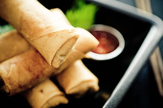 Vegetable Spring Rolls (4)