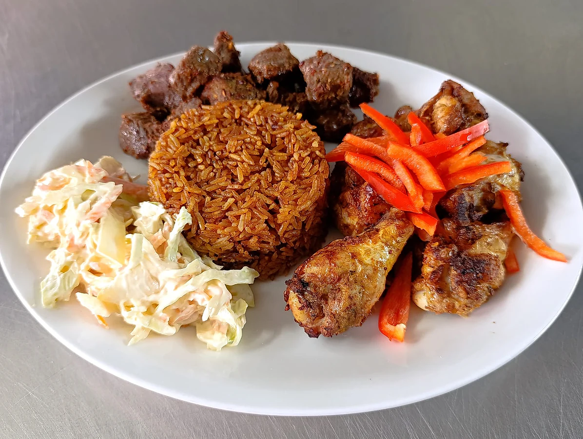 Mixed Grill: Chicken & Beef Suya