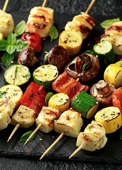 Halloumi & Vegetable Grill