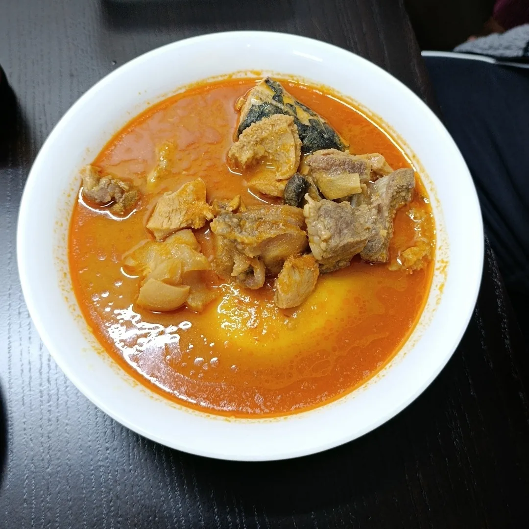 Fufu with Light Soup