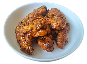 Honey & Garlic Sticky Wings (6)